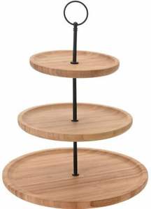 Soporte rústico para pastel, bandeja de pastel de estilo cúpula con patas de madera de Acacia, cubierta acrílica inastillable, pastel de madera - Product Image 5