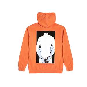 Sweat à capuche streetwear en molleton français avec fermeture éclair, taille XXS, sérigraphie DIY - Product Image 2