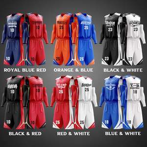 Venta caliente al por mayor de los hombres personalizados de malla de baloncesto Jersey sublimación uniformes deportivos pantalones cortos ropa de baloncesto Reversible - Product Image 5