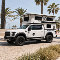 Camper amovible pour pick-up, tout-terrain, 4x4, pour voyages en camping-car, caravane