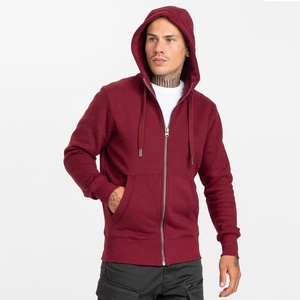 2025 nouveau Style luxe 100% coton hommes sweats à capuche chauds de haute qualité 400 Gsm poids lourd épais polaire fermeture éclair en gros pour l'hiver - Product Image 1
