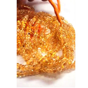 7เส้นของ Citrine ธรรมชาติ5มม.-7มม. rondelle ลูกปัดเรียบ602 CT ล็อต iroc ขาย14นิ้วลูกปัดธรรมดา US $61สำหรับทุกคน - Product Image 2