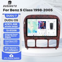 MEKEDE Android voiture multimédia autoradio stéréo DUDU 2K écran tactile unité de tête voiture-play pour BENZ classe S W220 1998-2005