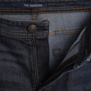 Pantalones Vaqueros Casuales de Cintura Media para Hombre, Mezcla de Algodón/Poliéster Elástica, Acabado Lavado, Duraderos y Cómodos, Disponible con Marca Privada - Product Image 4