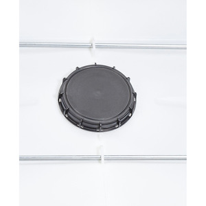Contenitore IBC, slitte in acciaio, 1000 litri, apertura NW225, uscita NW50 - Product Image 6