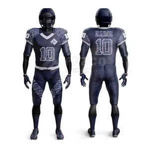 Uniforme de Fútbol Americano Personalizado Transpirable en Oferta para Hombre, Conjuntos de Manga Corta, Colores Personalizados - Product Image 1