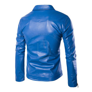 Chaqueta de Cuero para Hombre, Ropa de Abrigo de Invierno, Color Sólido, Diseño Personalizado, Chaqueta de Invierno para Hombre a un Precio Razonable - Product Image 2