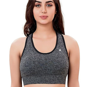 Sujetador Sexy de alta calidad para chica, ropa deportiva con cremallera frontal de impacto medio, sujetador de Yoga, sujetador deportivo para mujer - Product Image 5