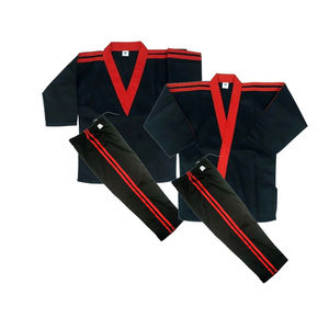 Uniforme de Taekwondo Ligero de Alta Calidad, Material de Poliéster/Algodón, Conjuntos Cómodos, Logotipo Frontal, Unisex, Hecho en Pakistán - Product Image 3