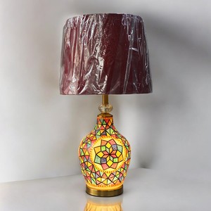 Handmade Tùy Chỉnh Đôi Ánh Sáng Lạc Đà Da Bảng Đèn Mới Đa Màu Sắc Thiết Kế Khách Sạn Phòng Khách E27 Điện Cạnh Giường Ngủ Máy Tính Để Bàn - Product Image 4