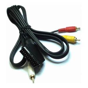 Cable Adaptador de Video ICOC de 2m RCA Entrada y Salida, Cable de Audio y Video 3RGB SCART - Product Image 3