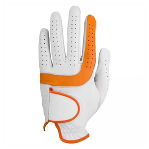 Gants de golf de haute qualité pour hommes et femmes gants de golf en cuir véritable Cabretta gants de golf drapeau américain avec logo personnalisé - Product Image 4