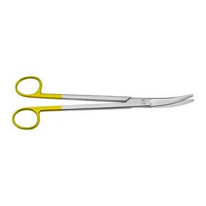 Tijeras de histerectomía estándar alemán Tijeras de Parametrio Clip manual Grapadora de piel quirúrgica de acero inoxidable Material de metal - Product Image 3