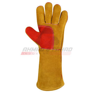 Vente en gros de gants professionnels en cuir et acrylique pour l'hiver à l'extérieur mitaines et gants d'hiver personnalisés avec logo OEM - Product Image 5
