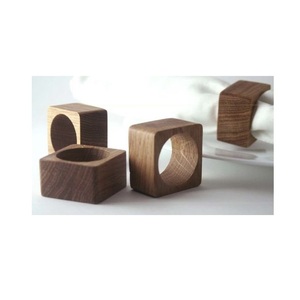 Anneaux de serviette en bois faits à la main élégants, parfaits pour les repas quotidiens, les occasions spéciales, les rassemblements festifs et les maisons - Product Image 5