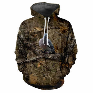 Sudadera con capucha de pesca de camuflaje de caza de pato personalizada ropa de caza impermeable sudaderas con capucha de camuflaje transpirables y que absorben la humedad - Product Image 2
