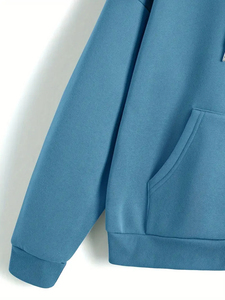 Sudadera con capucha de lana de Invierno para mujer de calidad premium, suéter de nuevo estilo, sudaderas con cuello con capucha, estampado en blanco para adultos - Product Image 3