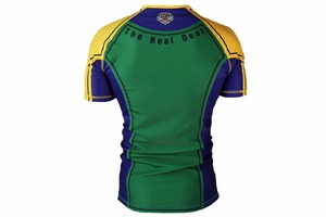 Nueva llegada de las camisas de manga larga de los hombres Upf 50 Custom Uv protección de pesca Camisas Fitness Wear Rash Guards en venta alta - Product Image 3