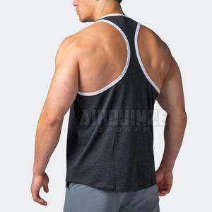 Cheap Price Training Gym <b>Singlet</b> For <b>Men</b> Top Trending Product Sleeveless Solid Color Slim Fit <b>Men</b> Gym <b>Singlets</b> For Bodybuilding - Product Image 4