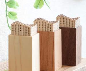 กล่องใส่ไม้จิ้มฟันไม้แฟชั่นคุณภาพสูงทำมือ |   ที่ใส่ของบนโต๊ะอาหารที่เป็นมิตรกับสิ่งแวดล้อม ทำจากไม้ธรรมชาติอย่างยั่งยืน - Product Image 1