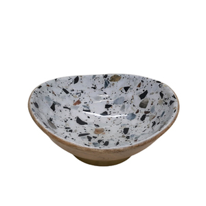 Bol rond décoratif en marbre, couleur blanche, Design moderne, bol de service et saladier pour mariage et décoration de Table personnalisée - Product Image 6
