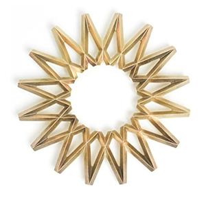 Salvamanteles de cocina de latón metálico de primera clase-Mesa de metal en forma de estrella decorativa y accesorios para la industria de la cocina Productos de tendencia - Product Image 1