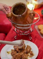 Tajine marocain fait main, émaillé à Marrakech, en céramique, certifié CEE, couleur personnalisable, pour la cuisson, ensembles de vaisselle marocaine