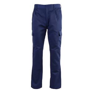 Men's Navy Blue Polyester <b>Work</b> <b>Pants</b> with <b>Cargo</b> Pockets CE Certified Breathable Needle Detection Abrasion Resistant Uniform 2026 - Product Image 1