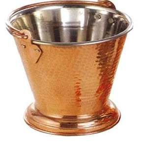 Juego de vajilla de cubo de Metal con diseño de cobre y acero de alta calidad, estilo clásico para servir comida caliente, cocina, hogar, restaurante, uso en Hotel - Product Image 4