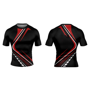 Ensemble Rash Guard et Short BJJ Unisexe Personnalisé Deux Pièces pour MMA Grappling Arts Martiaux Entraînement Respirant Séchage Rapide - Product Image 4