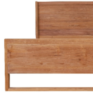 Modern style <b>double</b> <b>size</b> <b>bed</b> made of teak wood with contemporary design for home decoration and indoor furniture - Product Image 6
