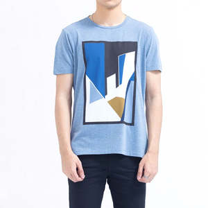 Vêtements décontractés à manches courtes pour hommes t-shirt à vendre en gros 100% coton dernier modèle - Product Image 1