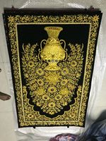 Tenture murale élégante en velours moderne en macramé | Fait à la main avec des détails exquis, taille personnalisée disponible | Ajout à la décoration intérieure