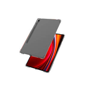 Funda Protectora de Silicona Anti-Golpes con Diseño Trifold Netzy para Tablet Galaxy Tab S9 FE, Cubierta Trasera Transparente - Product Image 2