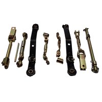 Système d'attelage avant réglable pour tracteur Kit de tringlerie C3 Point pour pièces de rechange agricoles de remorque CAT1 CAT2