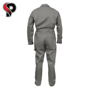 Combinaison de travail personnalisée en gros vêtements de sécurité très visibles combinaison uniforme de travail avec logo personnalisé - Product Image 4