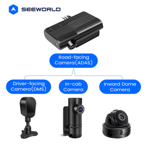 Dashcam 3 máy ảnh GPS hỗ trợ ADAS và DMS cho Hạm Đội Xe tải Dashcam 3 kênh <span class=keywords><strong>Wifi</strong></span> - Product Image 3