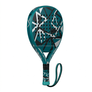 Raqueta de Pádel Personalizada en Forma de Lágrima, Fibra de Carbono 12K, Acabado Mate, Núcleo Suave, Directo de Fábrica, Alta Calidad - Product Image 1