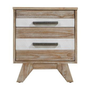 Natural Pine Wood 2 Drawer Nightstand Cabinet Modern <b>Bedside</b> Table Bedroom Furniture With <b>Storage</b> Space With <b>Storage</b> - Product Image 2