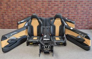 Asiento de Carreras Personalizable en Color, Resistente, de Cuero PU, Tipo Bucket, con Fibra de Carbono y Fibra de Vidrio, No Ajustable, en Venta - Product Image 3