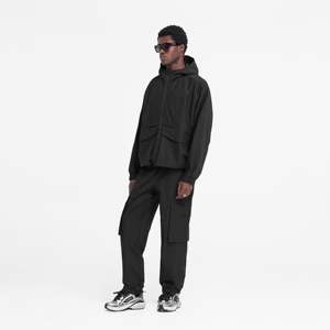 Mens Tech Cargo Pants Black Jet Black Stylish and Functional Design with Utility Pockets for Versatile Use - Product Image 5