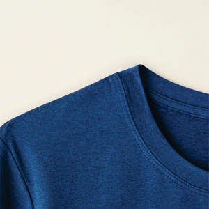 T-shirts vierges pour femmes Col en O à manches courtes T-shirts solides pour femmes T-shirt personnalisé avec logo de votre propre marque pour femmes - Product Image 4