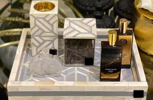 Ramadan Gift Set <b>Electric</b> Bakhoor <b>Incense</b> <b>Burner</b> with Traditional Bone Inlay Mop Wood Material From Traditional Arabian Design - Product Image 3