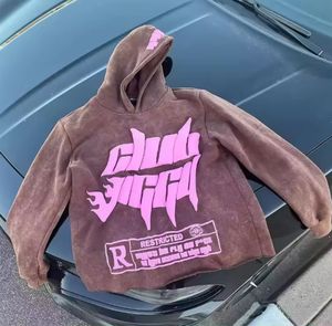 Vente en gros de haute qualité pull à capuche tendance coton lourd Streetwear Logo bouffant impression sweats à capuche personnalisés pour hommes - Product Image 5