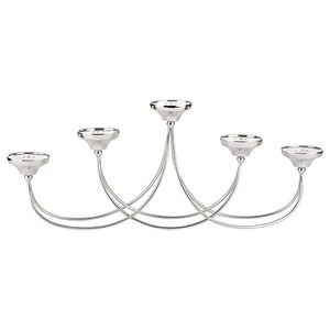 Bougeoir en aluminium à thème de maison classique sophistiqué Surface texturée pour décor de Pâques centres de table de mariage décor de Noël - Product Image 4