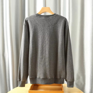 Pull-over à logo personnalisé Fabricants de sweats à capuche en vrac unis Sweat à capuche en coton éponge sérigraphié sans ficelle pour hommes - Product Image 2