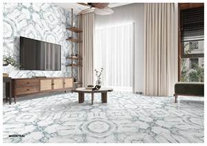 Losas de Porcelana de 600x1200 mm, Aspecto Mármol, Acabado Brillante, Azulejos para Pared y Suelo en Proyectos de Lujo, Mejor Precio y Calidad - Product Image 6