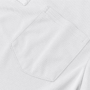 Verano de alta calidad para hombres para Polo de secado rápido Casual de manga corta con estilo bordado Logo 100% algodón estampado Simple - Product Image 3