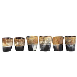 Vaso de Cuerno de Búfalo Hecho a Mano para Bebidas, Elegante Taza para el Hogar, Restaurante, Bar, Vaso de Cuerno Natural Pulido por AALIYAN IMPEX - Product Image 5