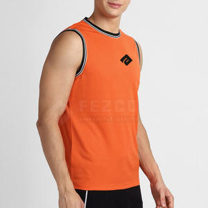 Débardeur en tissu de coton écologique pour hommes Débardeur en polyester avec protection UV en basse quantité minimale de commande - Product Image 5